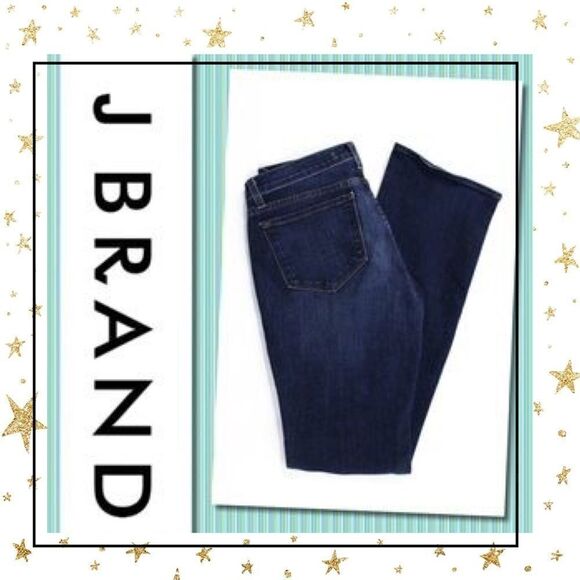 J Brand Blue Dark Wash Bootcut Jeans 28 - Picture 1 of 6